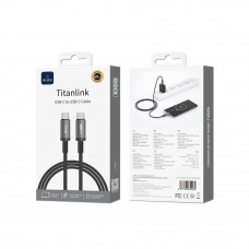 Кабель WIWU 60W Titanlink Series Charging Cable 1M Wi-C057 C-C (6977703654264)