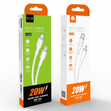 Кабель WUW-X206 Type-C to Lightning PD20W 1m white