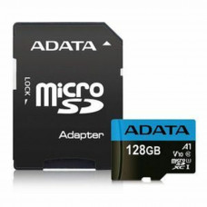 Карта пам'яті microSDXC (UHS-1) A-DATA Premier 128Gb Class 10 А1 (R-100Mb/s) (adapter SD)