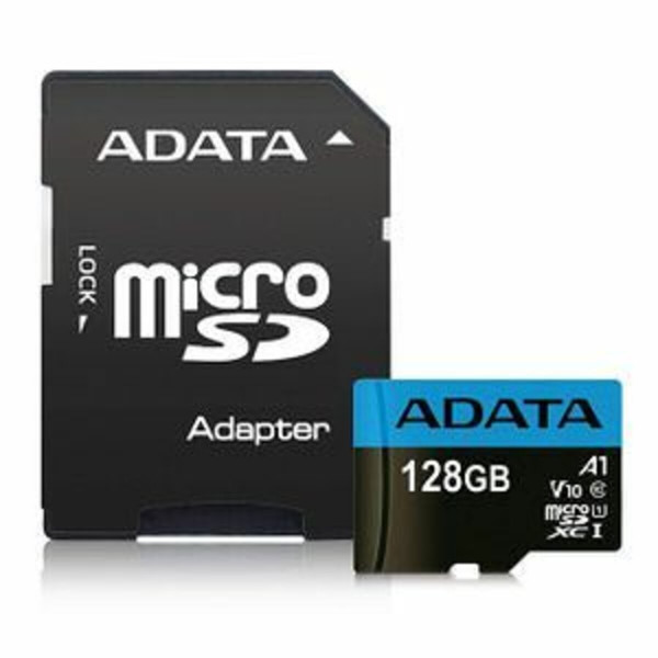 Карта пам'яті microSDXC (UHS-1) A-DATA Premier 128Gb Class 10 А1 (R-100Mb/s) (adapter SD)