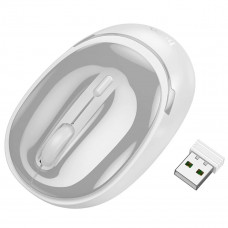 Маніпулятор миша бездротова HOCO GM34 Nuevo dual-mode business wireless mouse Gray White