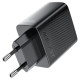 Мережевий зарядний пристрій ACEFAST A110 PD30W GaN charger (USB-C+USB-C) with retractable cable (EU) Black