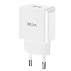 Мережевий зарядний пристрій HOCO C106A Leisure single port charger 10,5W White (6931474783882)