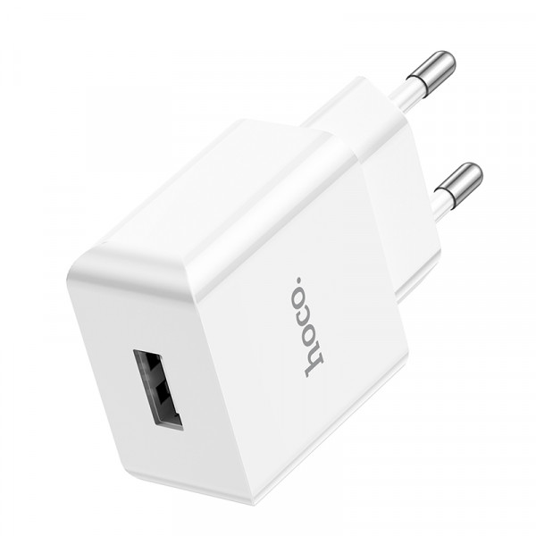 Мережевий зарядний пристрій HOCO C106A Leisure single port charger 10,5W White (6931474783882)