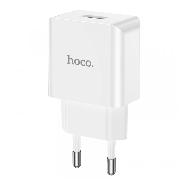 Мережевий зарядний пристрій HOCO C106A Leisure single port charger 10,5W White (6931474783882)