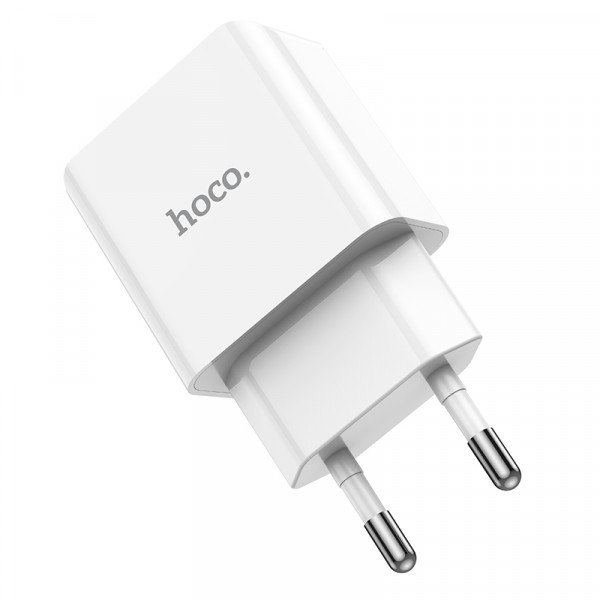 Мережевий зарядний пристрій HOCO C106A Leisure single port charger 10,5W White (6931474783882)