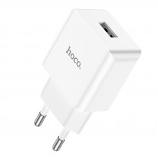 Мережевий зарядний пристрій HOCO C106A Leisure single port charger 10,5W White (6931474783882)