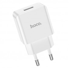Мережевий зарядний пристрій HOCO C106A Leisure single port charger 10,5W White (6931474783882)