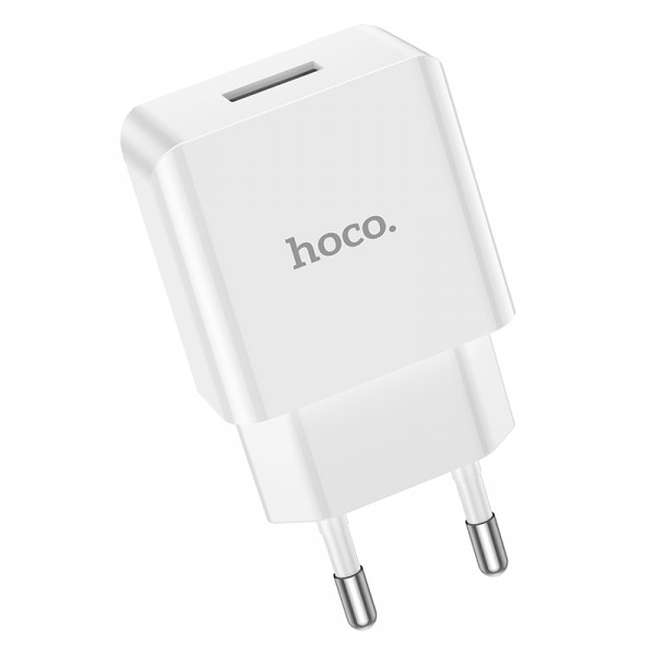 Мережевий зарядний пристрій HOCO C106A Leisure single port charger 10,5W White (6931474783882)