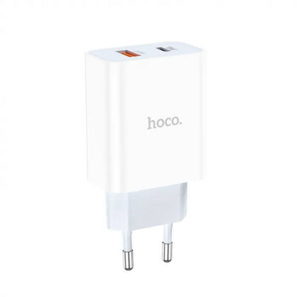 Мережевий зарядний пристрій HOCO C97A PD20W+QC3.0 charger Білий