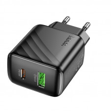 Мережевий зарядний пристрій HOCO CS25A Rico PD20W+QC3.0 charger Black (6942007639781)