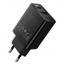 Мережевий зарядний пристрій HOCO CS94A Leader PD20W+QC3.0 charger(EU) Black (6942007671101)