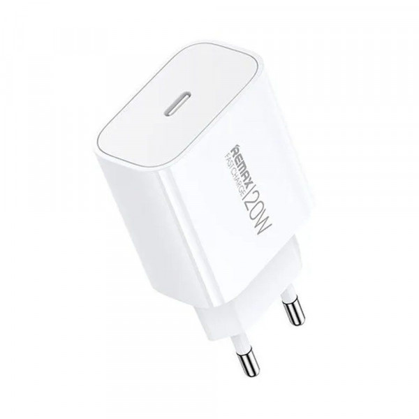 Мережевий зарядний пристрій REMAX Kiddy Series 20W 1C Fast Charger RP-U133 EU-White (6954851213123)