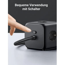 Мережевий зарядний пристрій UGREEN CD268 65W DigiNest Cube (2C2A) (UGR-60113)