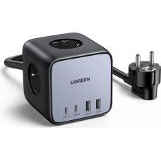 Мережевий зарядний пристрій UGREEN CD268 65W DigiNest Cube (2C2A) (UGR-60113)