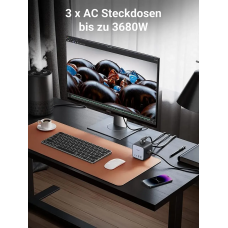 Мережевий зарядний пристрій UGREEN CD268 65W DigiNest Cube (2C2A) (UGR-60113)