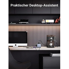 Мережевий зарядний пристрій UGREEN CD268 65W DigiNest Cube (2C2A) (UGR-60113)