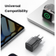 Мережевий зарядний пристрій UGREEN X513 30W USB-C GaN Fast Charger EU Black (UGR-65007)