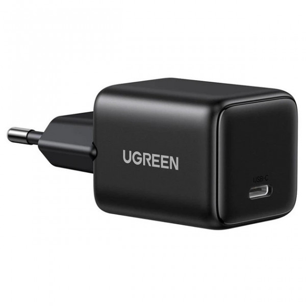 Мережевий зарядний пристрій UGREEN X513 30W USB-C GaN Fast Charger EU Black (UGR-65007)