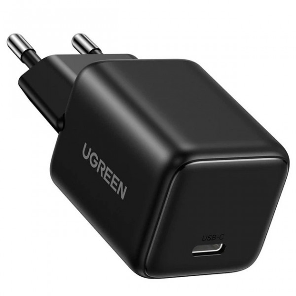 Мережевий зарядний пристрій UGREEN X513 30W USB-C GaN Fast Charger EU Black (UGR-65007)