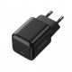 Мережевий зарядний пристрій UGREEN X513 30W USB-C GaN Fast Charger Set Black EU+1M CC Cable (UGR-65012)