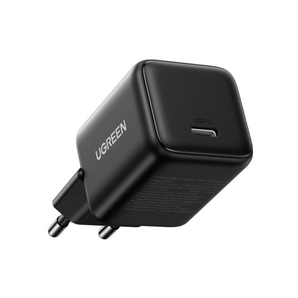 Мережевий зарядний пристрій UGREEN X513 30W USB-C GaN Fast Charger Set Black EU+1M CC Cable (UGR-65012)