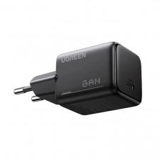 Мережевий зарядний пристрій з кабелем UGREEN X517 25W USB-C GaN Fast Charger Set EU+1M CC Cable black (UGR-75103)