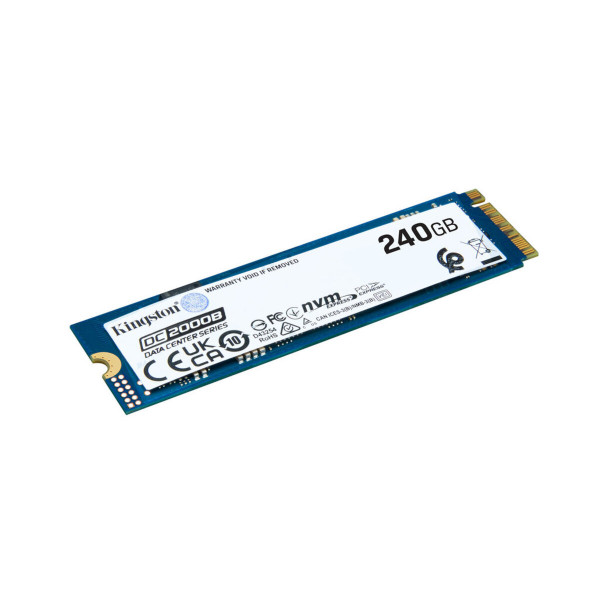 Накопичувач SSD M.2 Kingston DC2000B 240GB NVMe 2280 PCIe 4.0 x4 3D NAND TLC