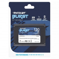 Накопичувач SSD Patriot Burst Elite 120GB 2.5" 7mm SATAIII TLC 3D (PBE120GS25SSDR)
