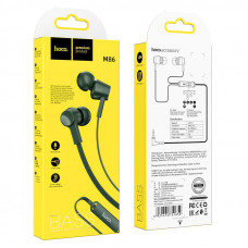 Навушники HOCO M86 Oceanic universal earphones with mic Army Green (6931474751652)