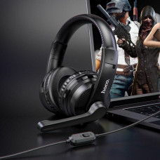 Навушники ігрові HOCO W103 Magic tour gaming headphones Black (6931474741615)