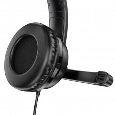 Навушники ігрові HOCO W103 Magic tour gaming headphones Black (6931474741615)