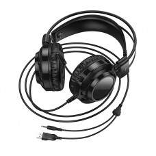 Навушники ігрові HOCO W110 Resource gaming headphones Black (6942007634281)