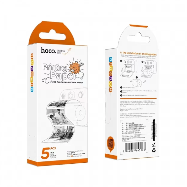 Папір для дитячої камери Hoco Printing Paper For Children Printing Camera (5PCS) (6942007645140)