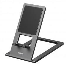 Підставка для телефона Baseus Foldable Metal Desktop Holder Gray (LUKP000013)
