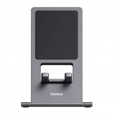 Підставка для телефона Baseus Foldable Metal Desktop Holder Gray (LUKP000013)