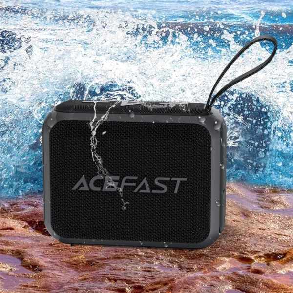 Портативна колонка ACEFAST K4 Go portable wireless speaker, 5W, IPX7, Black (6974316285113)