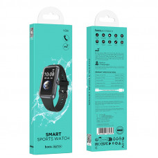 Смарт-годинник HOCO Y34 37mm. 180 mAh. IP67 Smart sports watch(call version) Black (6942007662703)