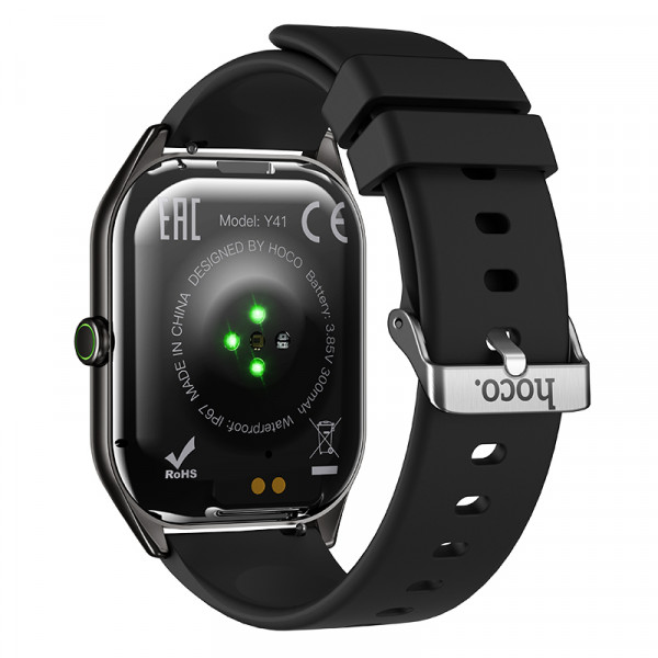 Смарт-годинник HOCO Y41 Smart watch(call version) Black (6942007674133)