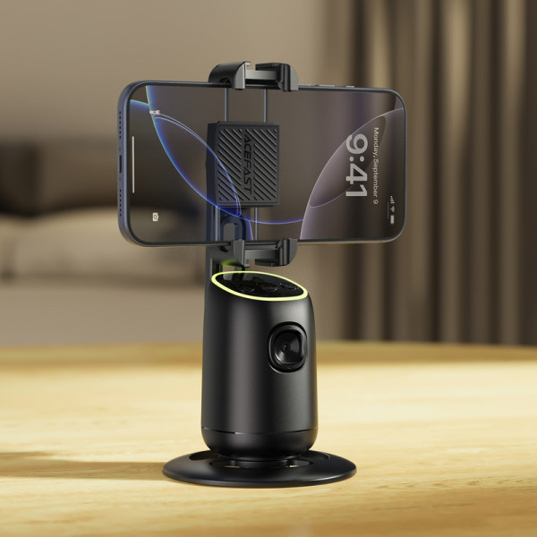 Смарт-штатив ACEFAST E44 360-degree AI intelligent follow-up PTZ Black (6974316286356)