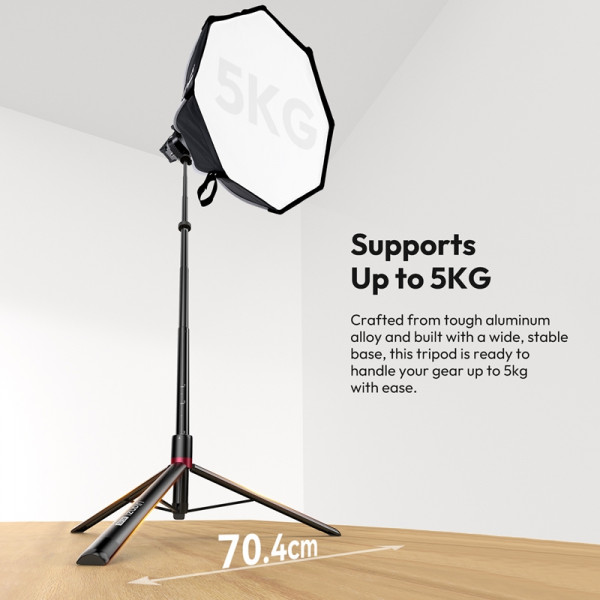 Стійка для світла складна Ulanzi AT-05 2M Heavy Duty Foldable Light Stand(48-200cm) Black (T083)