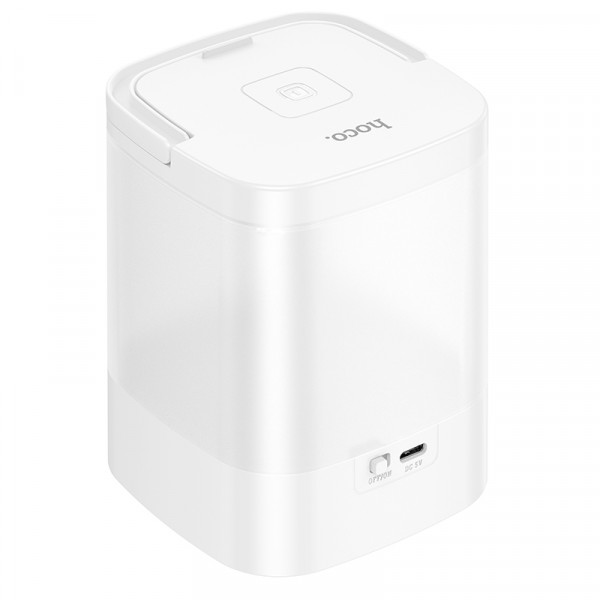 Світильник HOCO HX15 1.5W. 1200 mAh. Smart clock night light White (6942007671842)