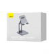 Тримач для мобiльного Baseus Desktop Biaxial Foldable Metal Stand (for Phones) Grey