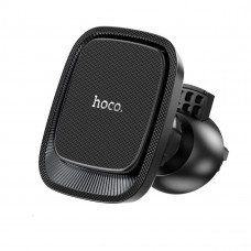 Тримач для мобільного HOCO CA115 Блакитний Shark air outlet magnetic car holder Чорний Metal Gray