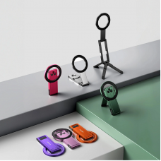 Тримач телефона Ulanzi MA60 Foldable Magnetic Phone Tripod (Pink) (S039)