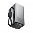 Зовнішній акумулятор ACEFAST M33-20000 100W fast charging power bank with cable and TFT display metal gray (6974316286363)