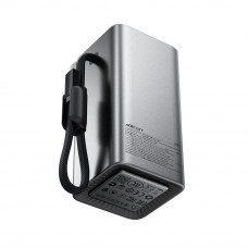 Зовнішній акумулятор ACEFAST M33-20000 100W fast charging power bank with cable and TFT display metal gray (6974316286363)