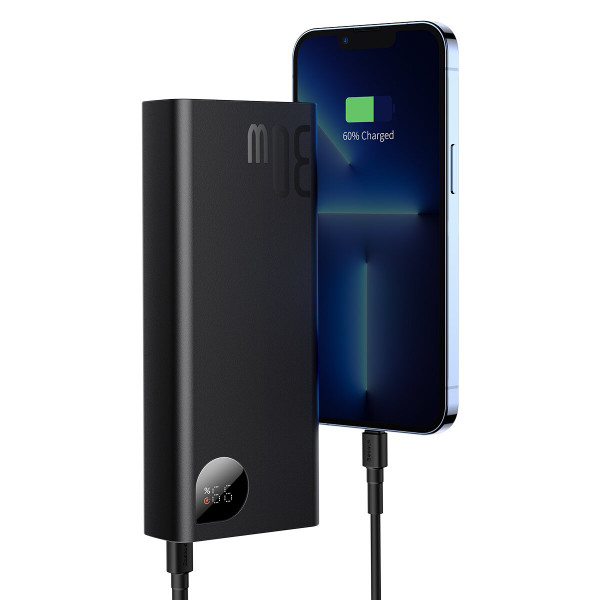 Зовнішній акумулятор Baseus Adaman Metal Digital Display Fast charge Power Bank 20000mAh 30W（2021 Editon）Tarnish