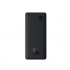 Зовнішній акумулятор Baseus Airpow Lite Power Bank 10000mAh 15W Cosmic Black (With Simple Series Data Cable USB to Type-C 30cm Black)