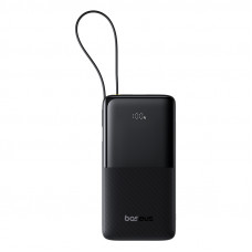 Зовнішній акумулятор Baseus Bipow 2 Digital Display Power Bank With Built-in USB-C Cable 20000mah 20W Cluster Black (P10077101113-01)